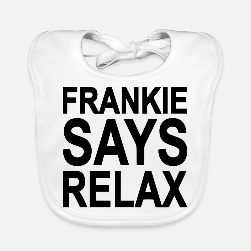 Frankie sagt entspann dich Baby Bio-Lätzchen