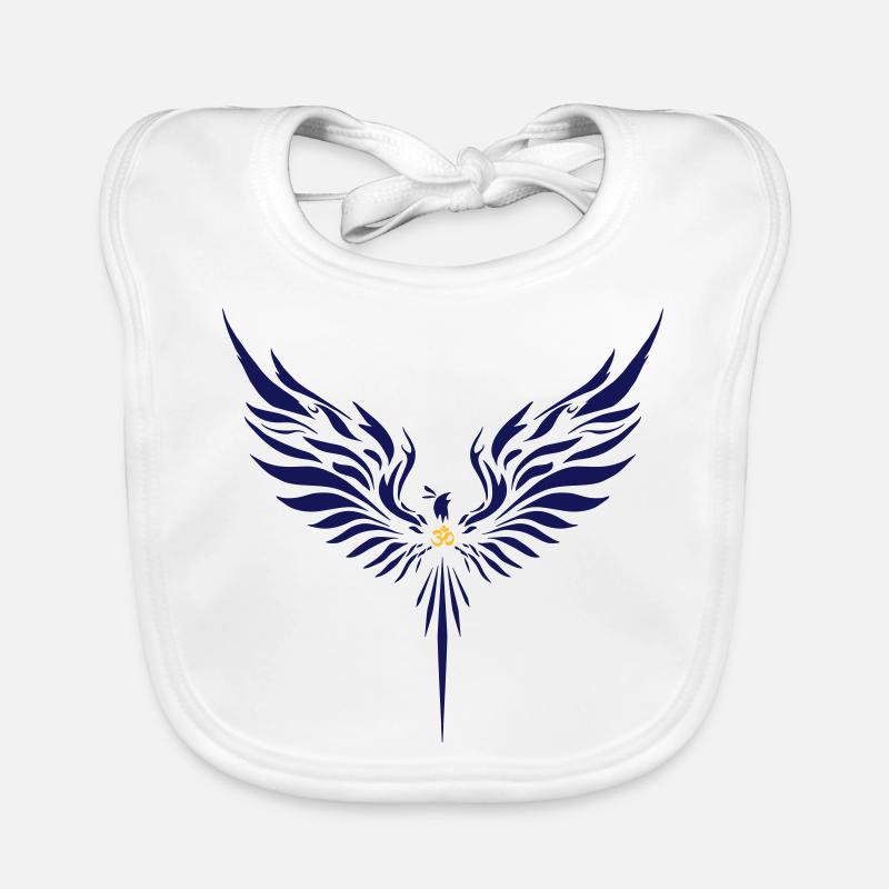 Phenix - Bavoir bio Bébé - blanc