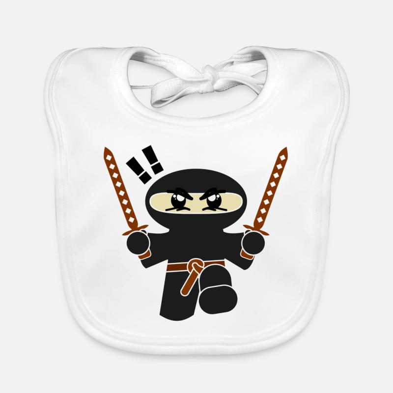 Ninja Ritter Baby Bio-Lätzchen
