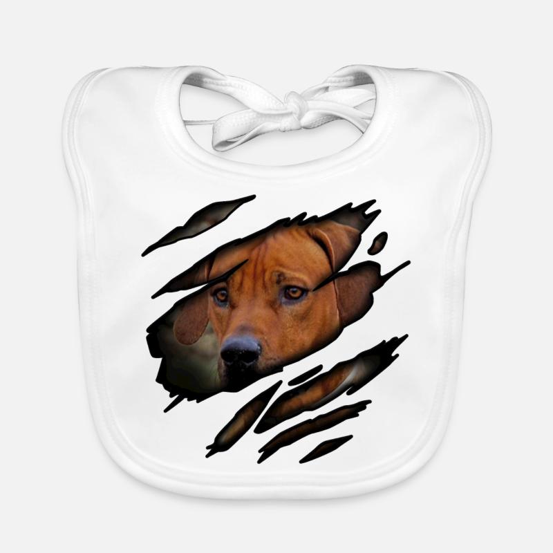 Rhodesian Ridgeback in mir Baby Bio-Lätzchen