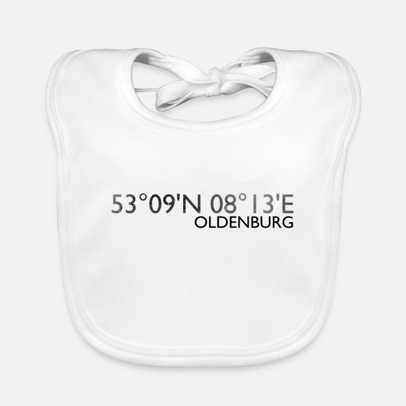 Oldenburg coordonne noir Bavoir bio Bébé