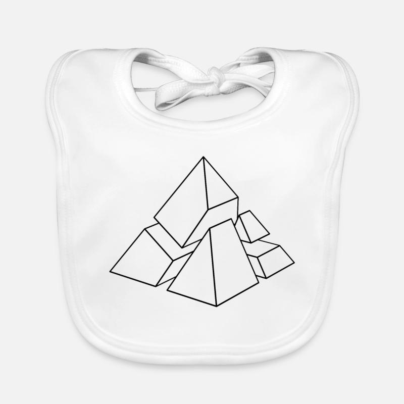 JOSZ DESIGN Pyramide 4 Bavoir bio Bébé
