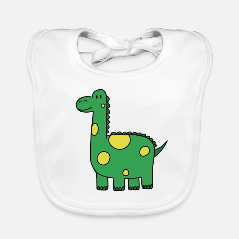 Illustration de dinosaure Bavoir bio Bébé