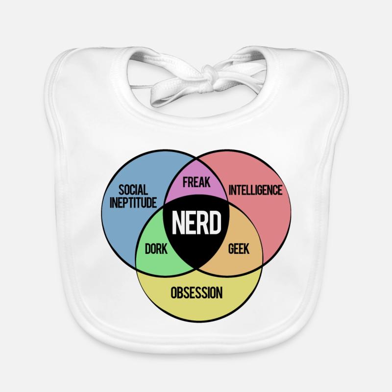 NERD SHIRT Baby Bio-Lätzchen