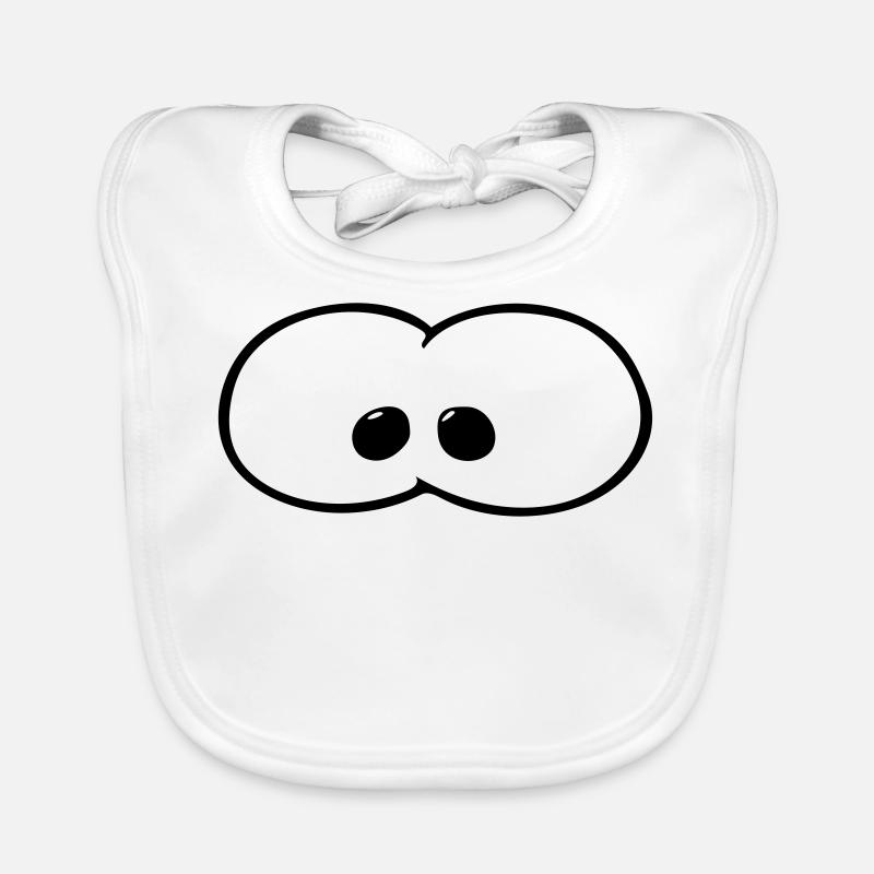 Augen Baby Bio-Lätzchen