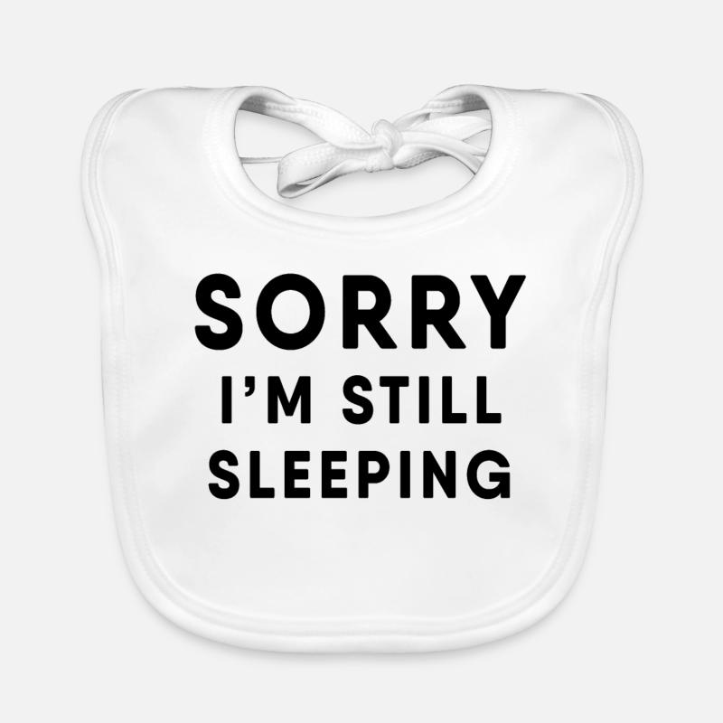 Sleeping - I am still sleeping! Organic Baby Bibs