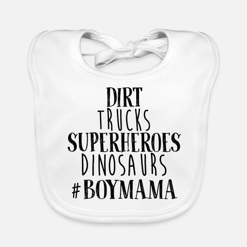 Mama Sohn Junge Mami Mutter Geschenk Baby Bio-Lätzchen