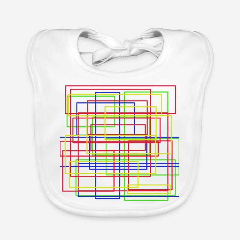 moderne Kunst Baby Bio-Lätzchen