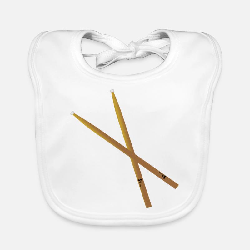 Drummer drummer drummer sticks Organic Baby Bibs