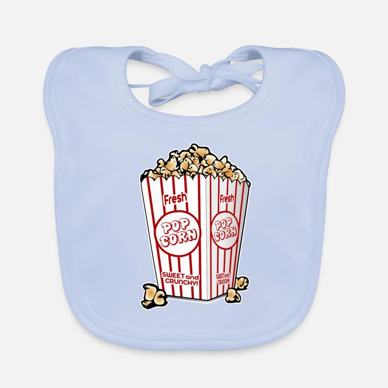 pop-corn Bavoir bio Bébé