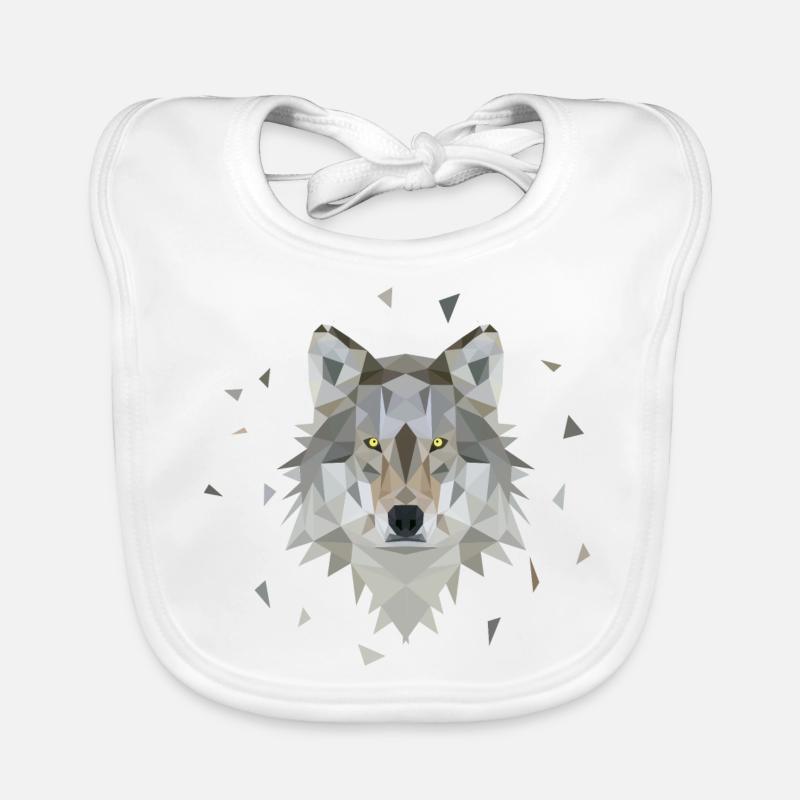 wolf Organic Baby Bibs