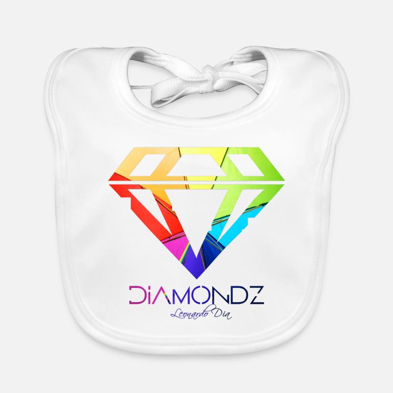 Diamondz Diamant marque de luxe Acheter Design Rainbow Bavoir bio Bébé