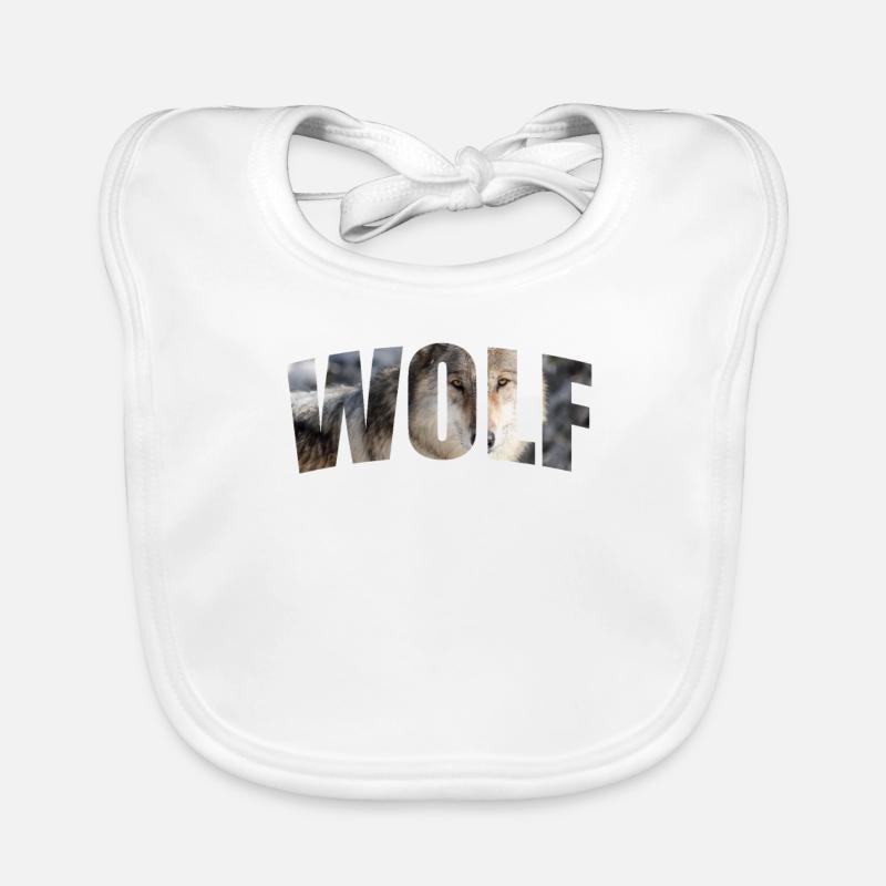 wolf Organic Baby Bibs