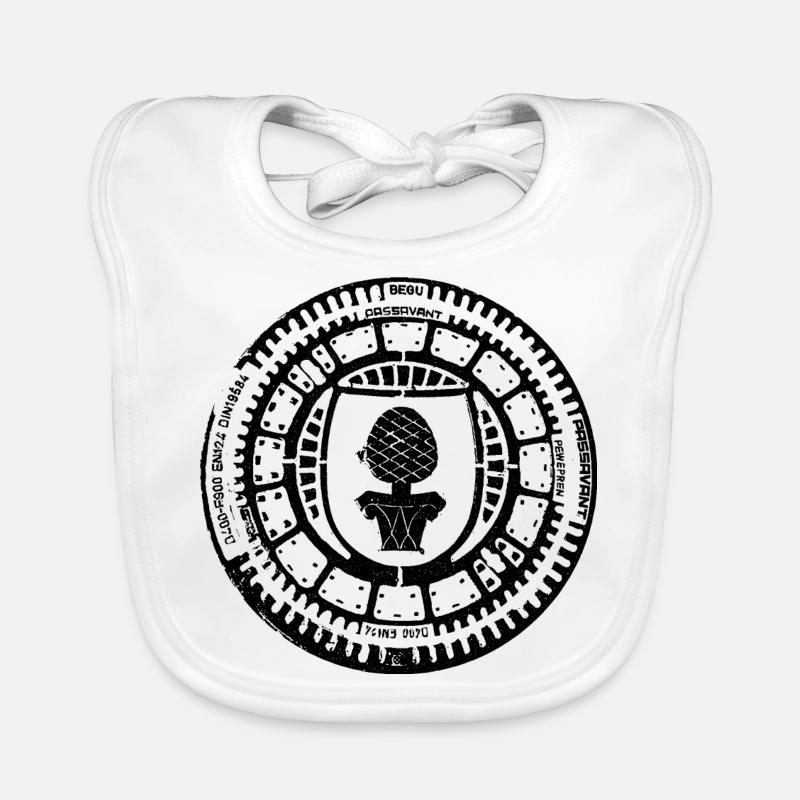 Augsburg Gully Gulli Gullideckel cadeau Bavoir bio Bébé