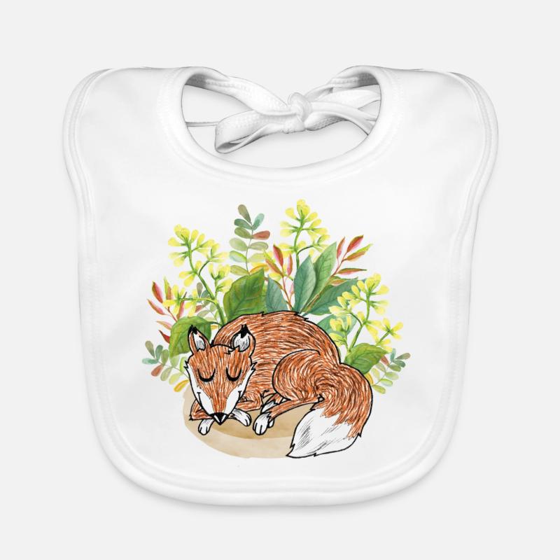 Good night fox Organic Baby Bibs