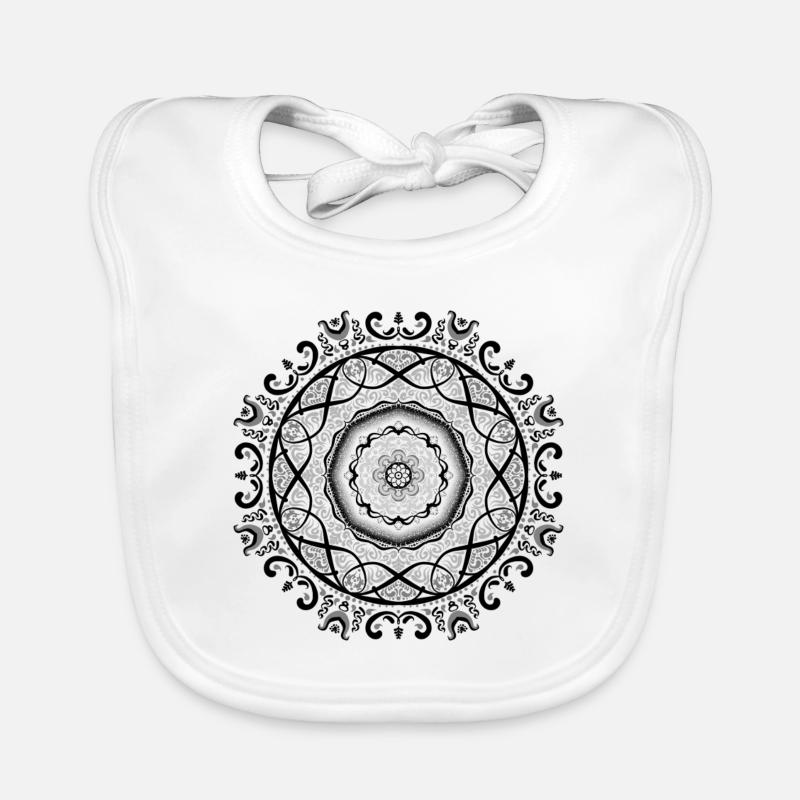 Mandala Classique No.1 Bavoir bio Bébé