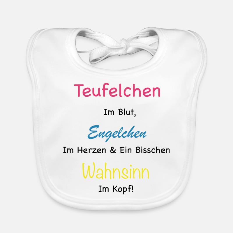 Teufelchen Geschenkidee Baby Bio-Lätzchen