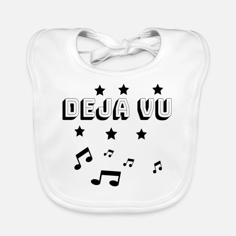 DEJA VU M SINGER Gift T Shirt Geschenkidee Baby Bio-Lätzchen