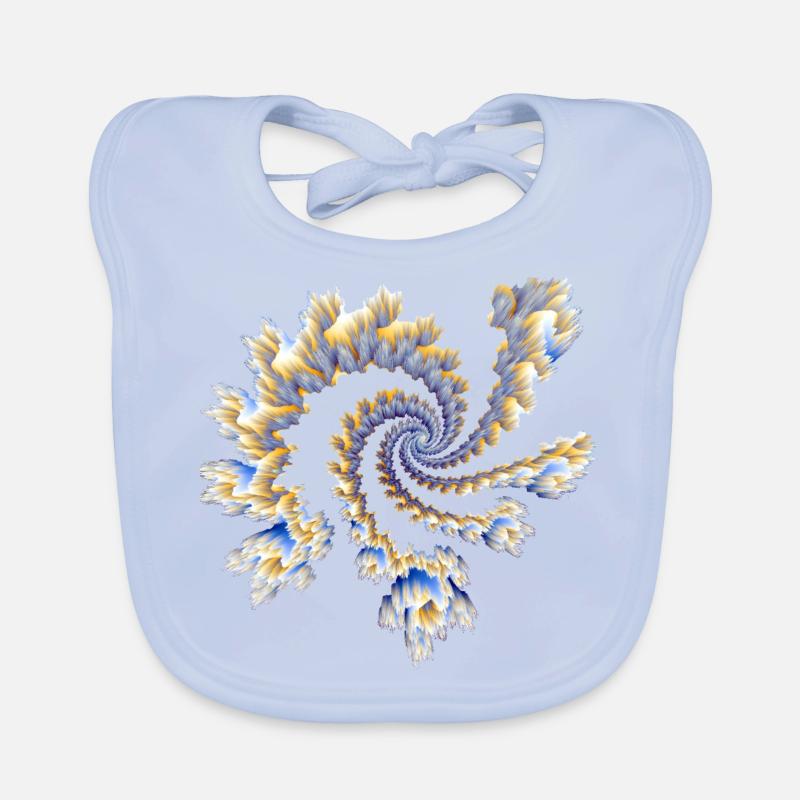 Fractale Explosion Bavoir bio Bébé