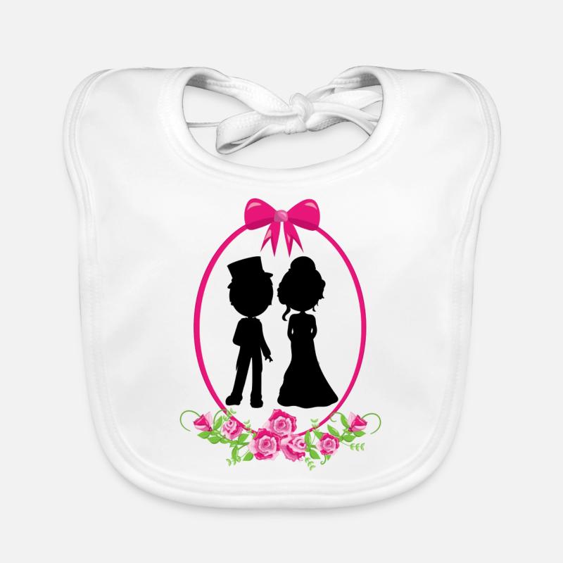 WEDDING Organic Baby Bibs