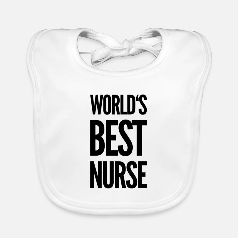 Infirmière infirmiere cadeau Bavoir bio Bébé