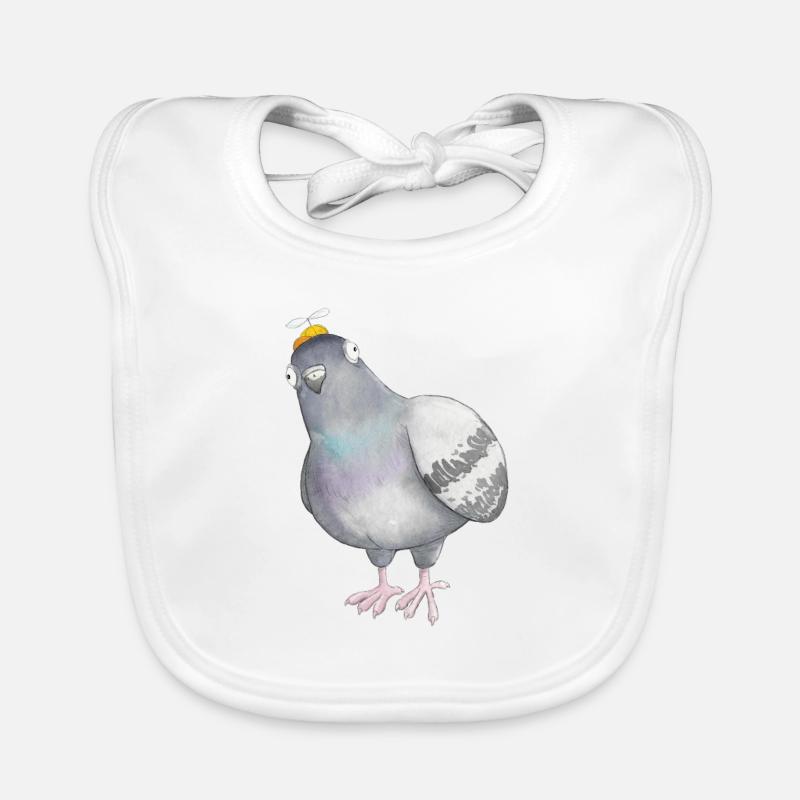 Noix de pigeon Bavoir bio Bébé