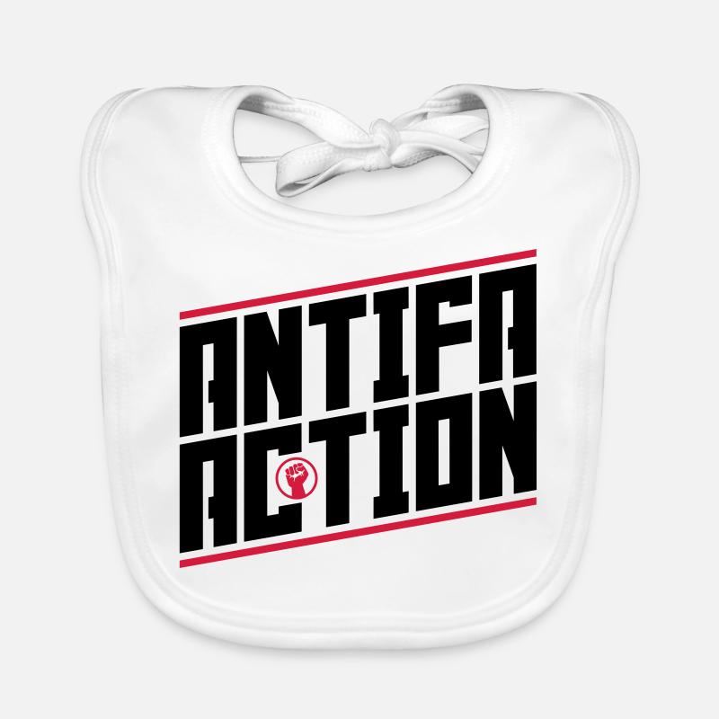 Action antifa Bavoir bio Bébé
