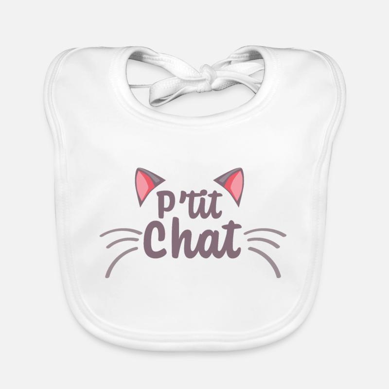 P'tit Chat Bavoir bio Bébé