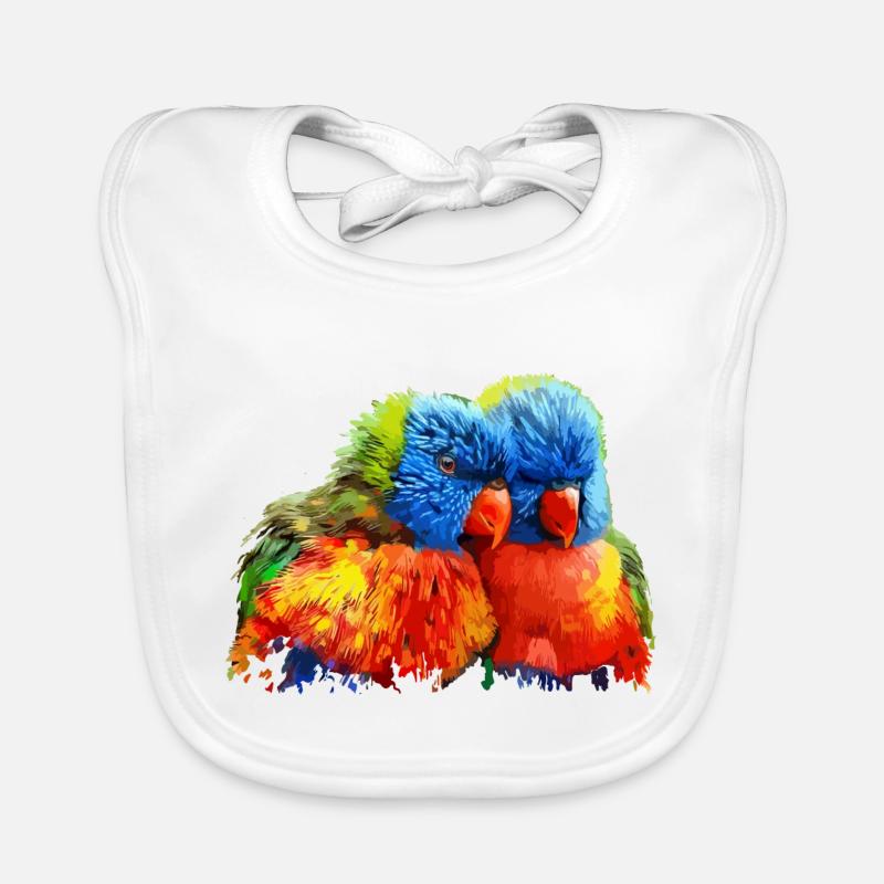 parrot Organic Baby Bibs