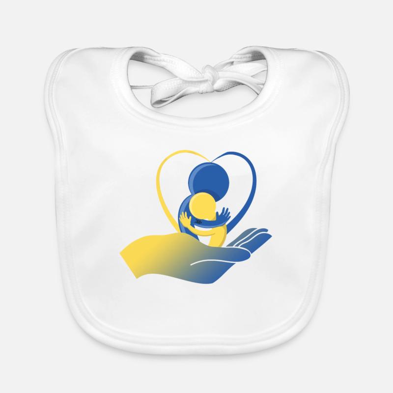 Down syndrome design Organic Baby Bibs