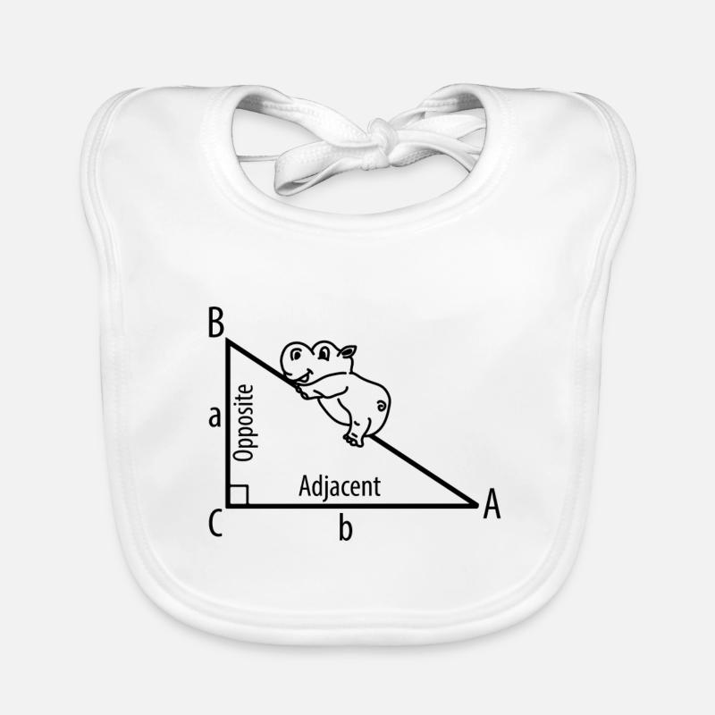 Hippopotame de Pythagore Hippopotame Bavoir bio Bébé