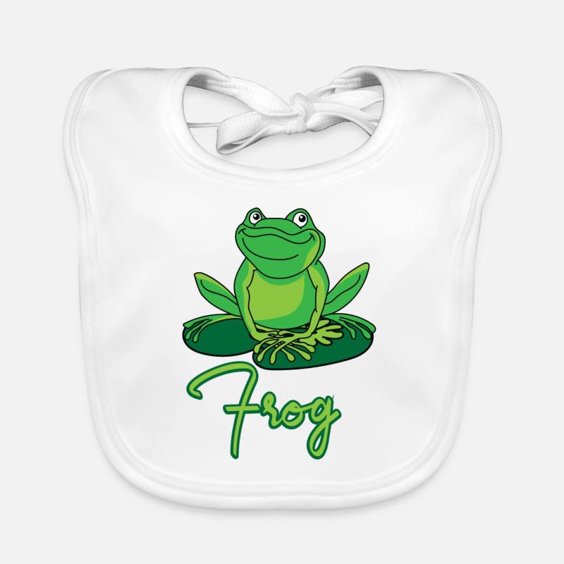 Laubfrosch Baby Bio-Lätzchen