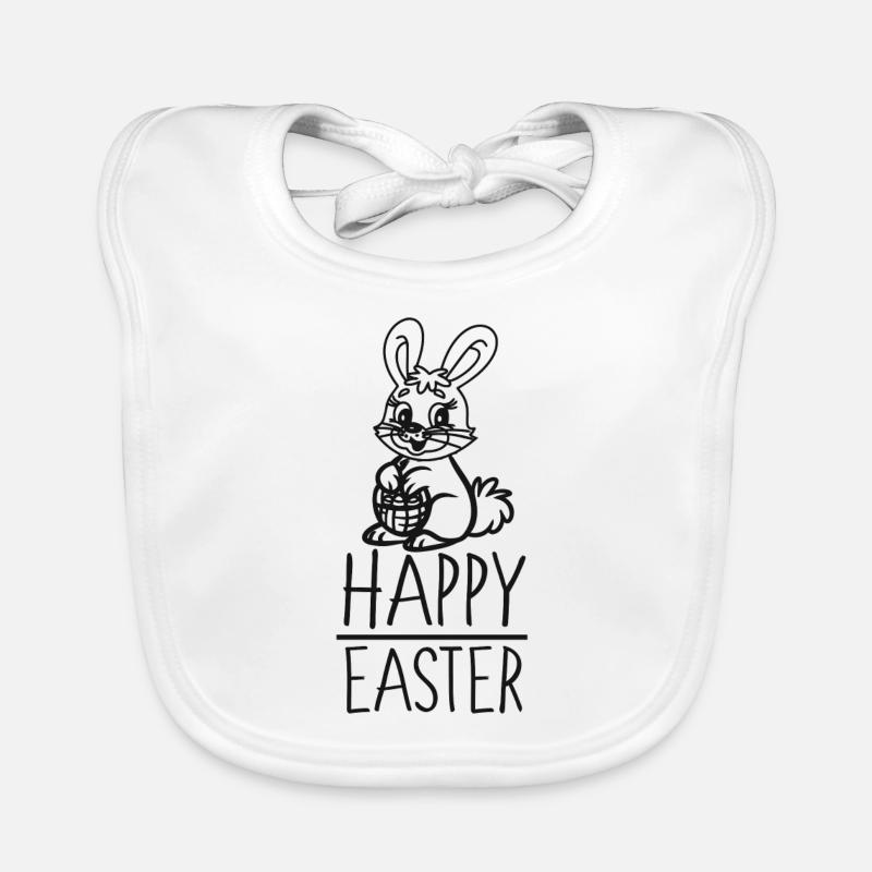 Osterhase Baby Bio-Lätzchen