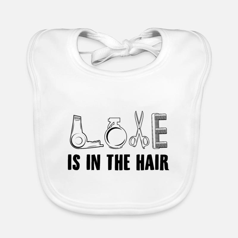 Profession de coiffeur | Coiffeur coiffeur Bavoir bio Bébé