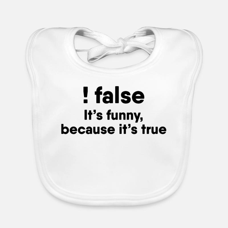 Programmierer Witz Lustiges Humor Programmierer Baby Bio-Lätzchen