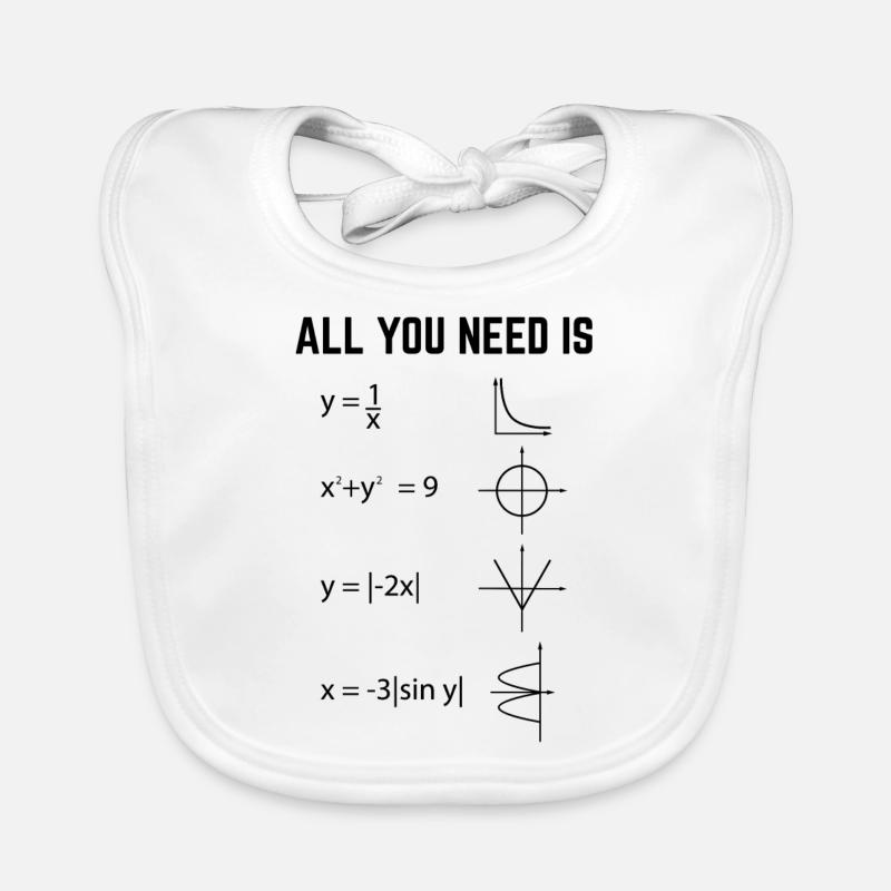 Matematici | Regalo matematica studenti Bavaglino ecologico per neonato