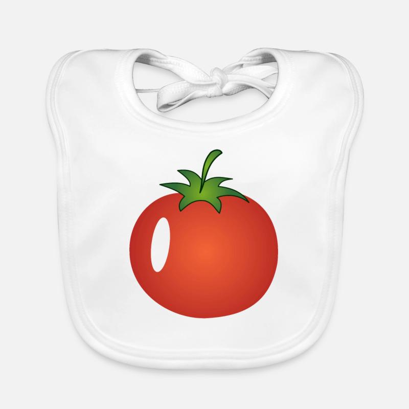 Tomate, tomate, tomate rouge, tomate juteuse Bavoir bio Bébé