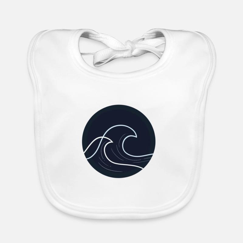 Océan Bavoir bio Bébé