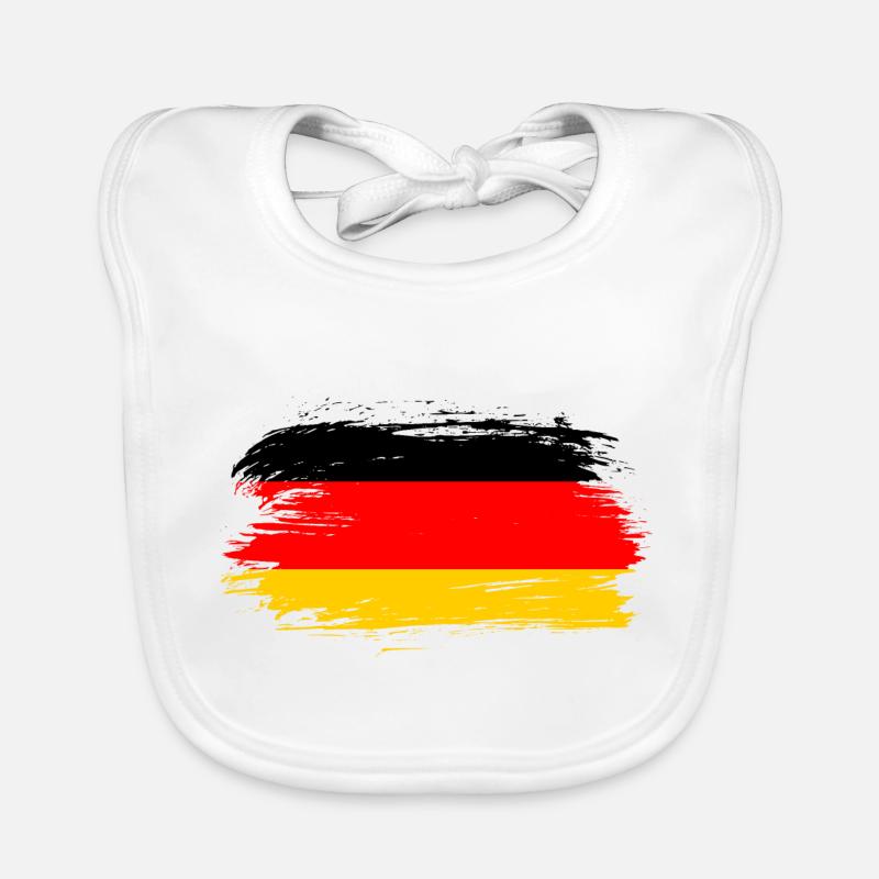 Germany Flag Organic Baby Bibs