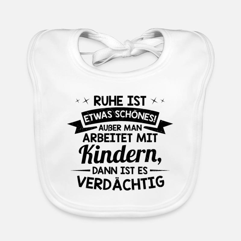 Educator Profession | Kindergarten teacher gift Organic Baby Bibs
