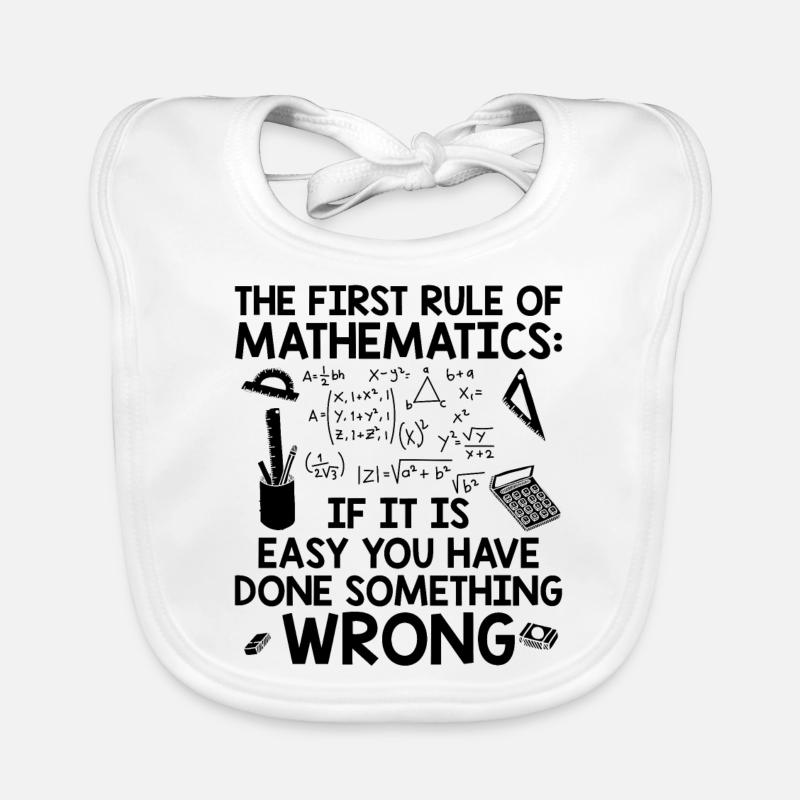 Mathematiker Studium | Mathe Mathematik Geschenke Baby Bio-Lätzchen