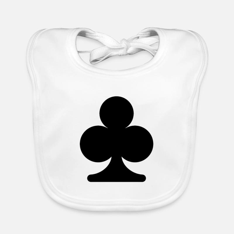 Trèfle Jeu de Carte Bavoir bio Bébé