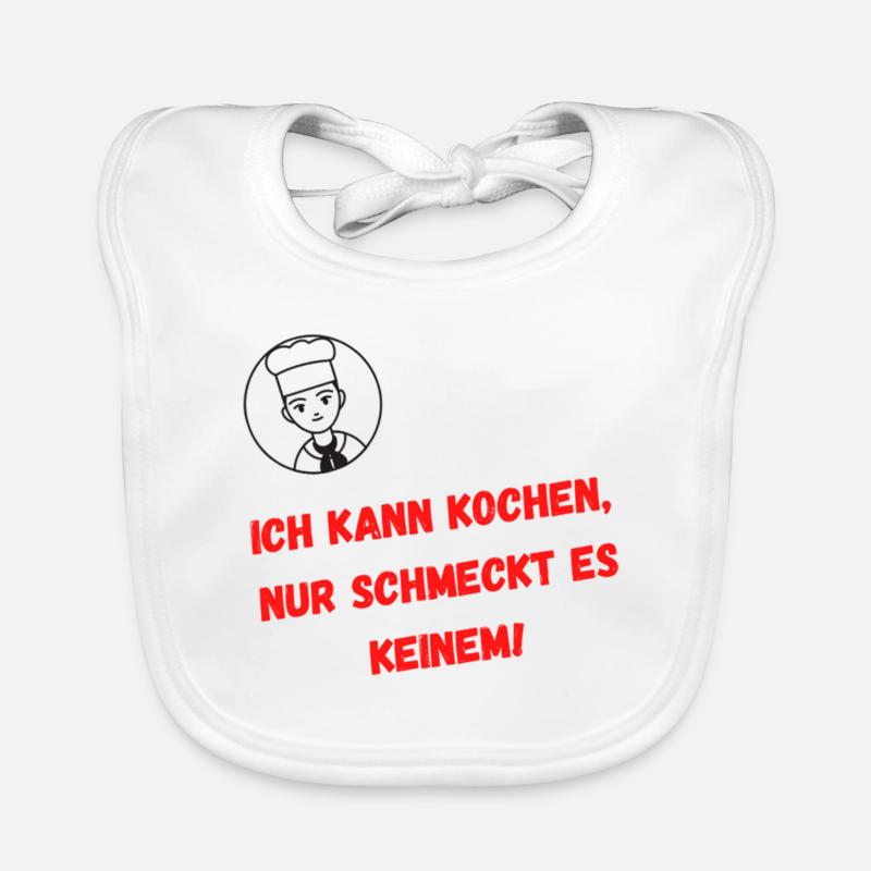 Lustiger Spruch Baby Bio-Lätzchen