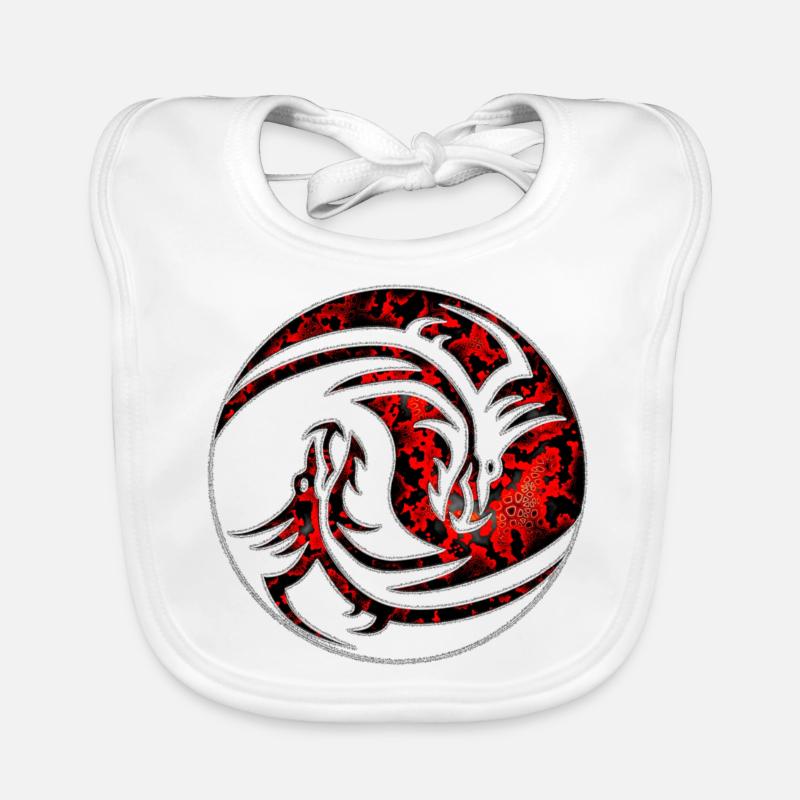 Dragon n ° 02 - Conception C Bavoir bio Bébé