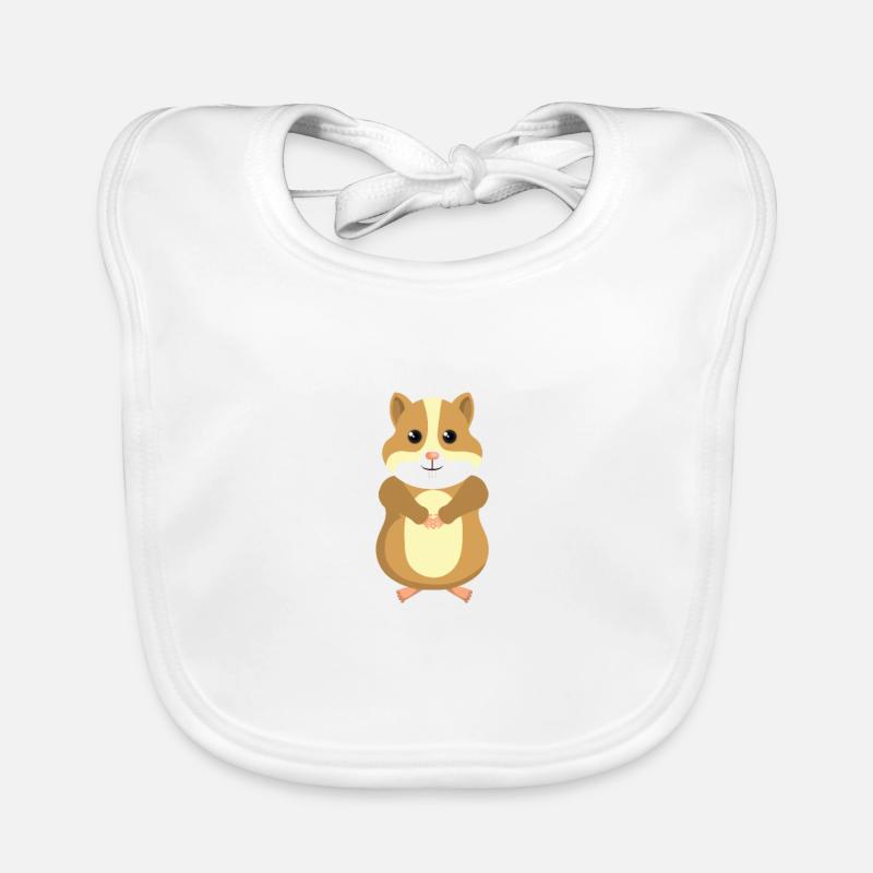 Hamster Hamsters Ham The Hamster Hammy Organic Baby Bibs