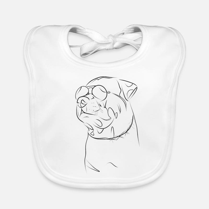 rottweiler Bavoir bio Bébé