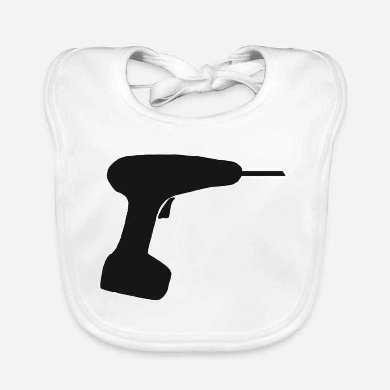 Tool wrench tools handyman Organic Baby Bibs