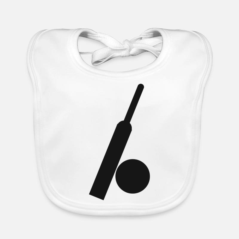 Cadeau de fan de cricket de l'équipe de cricket Bavoir bio Bébé