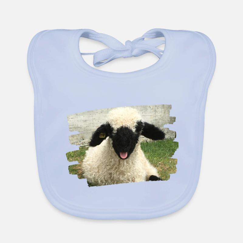 freches Lämmchen Baby Bio-Lätzchen