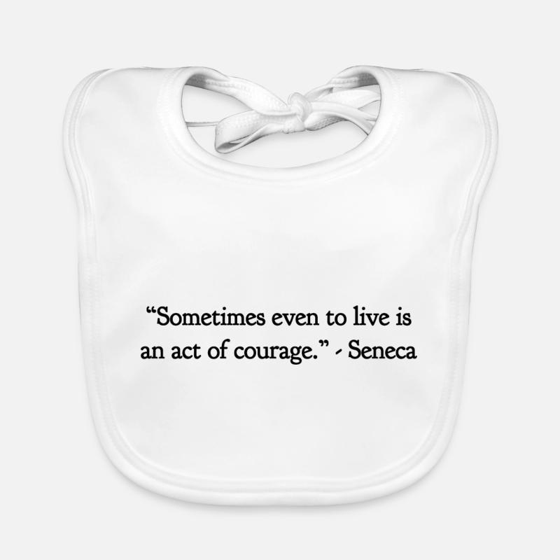 Un acte de courage Bavoir bio Bébé